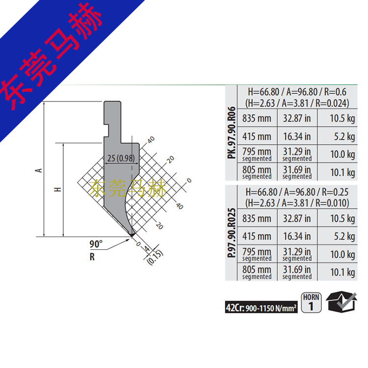 折彎機(jī)模具0721804